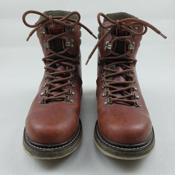 Simms Freestone Wading Boot Mens 9 Brown Leather Fly Fishing Felt Sole main image 12